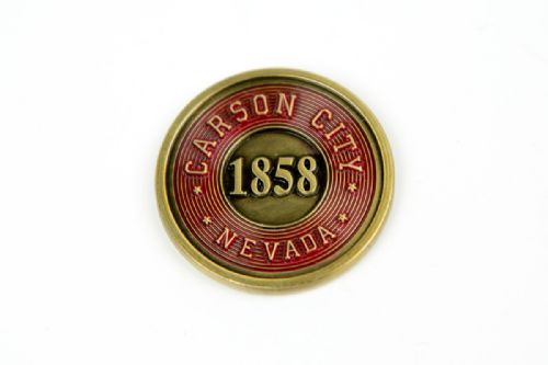 Carson City Metal Turn Marker Coin